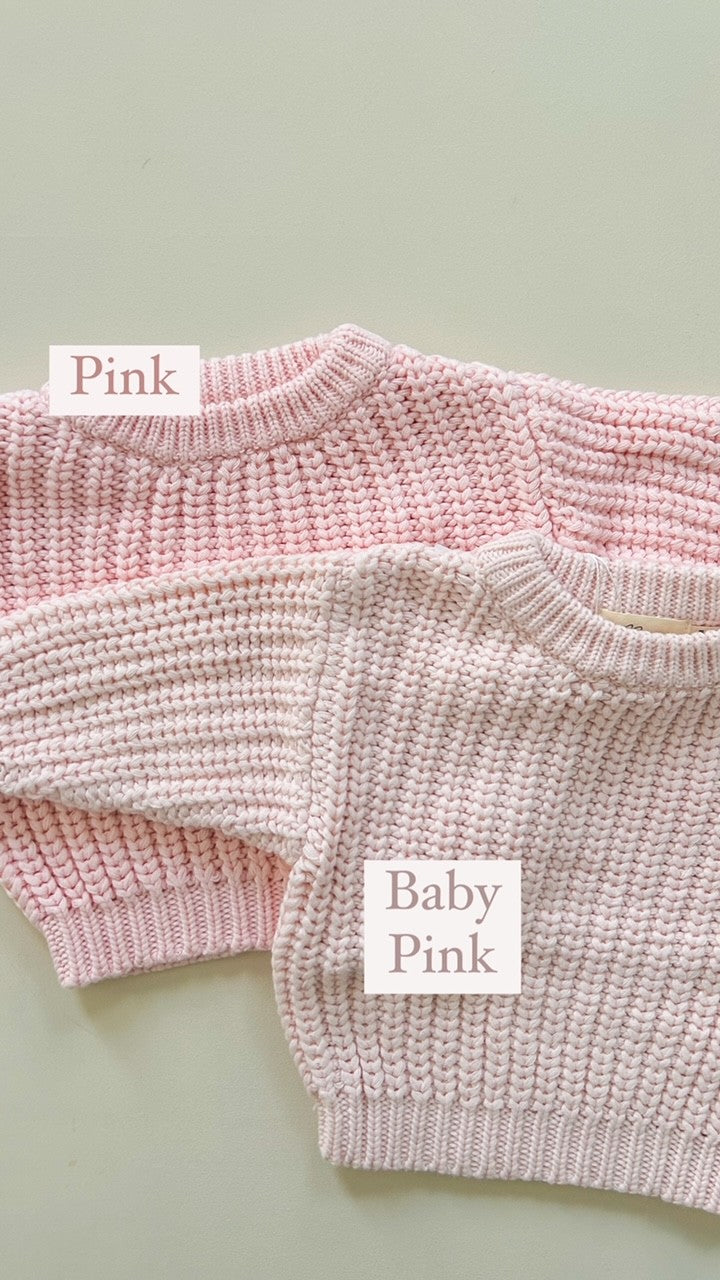 Pink baby jumper hotsell