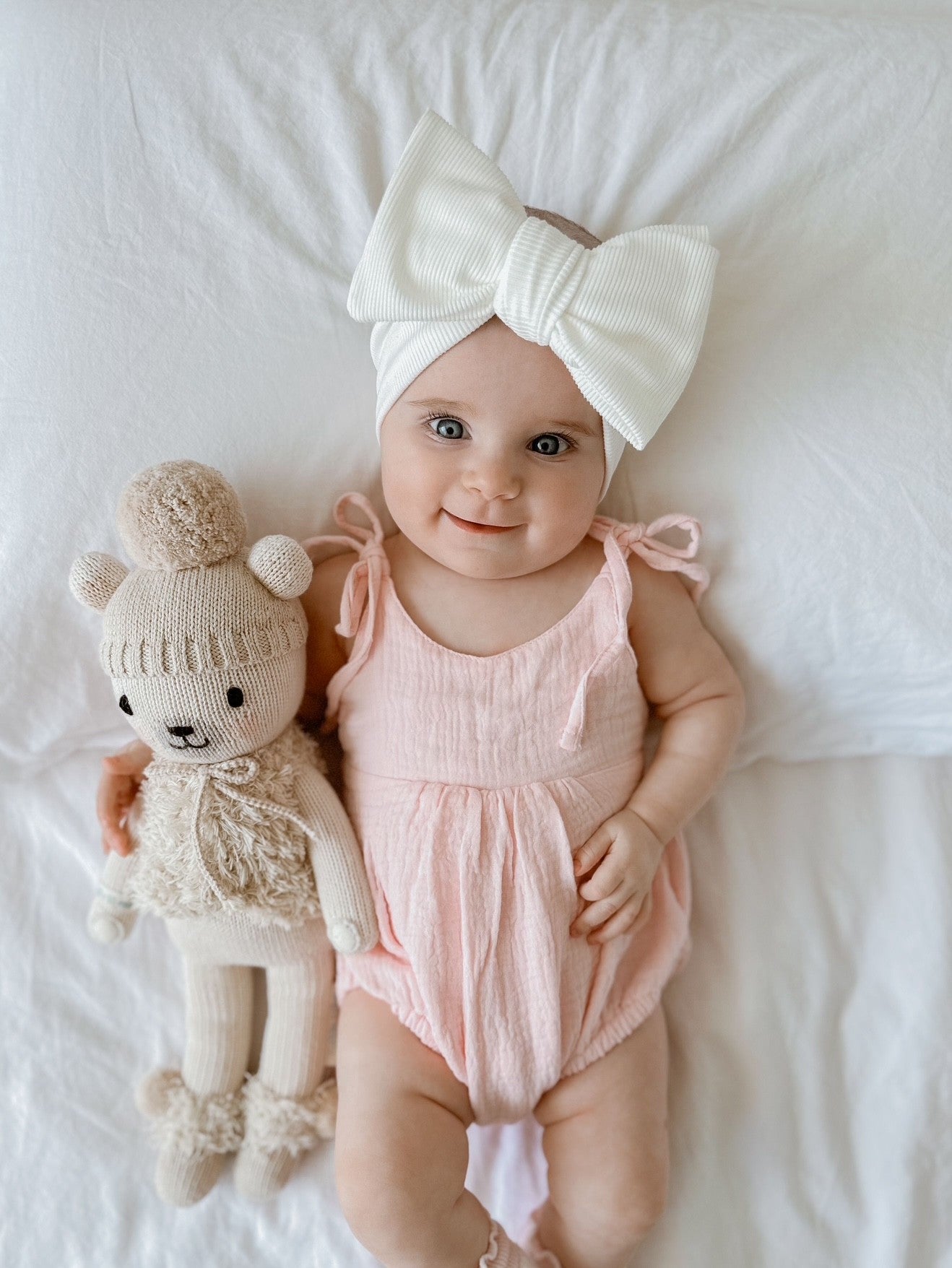 MUSLIN SUMMER ROMPER | PINK