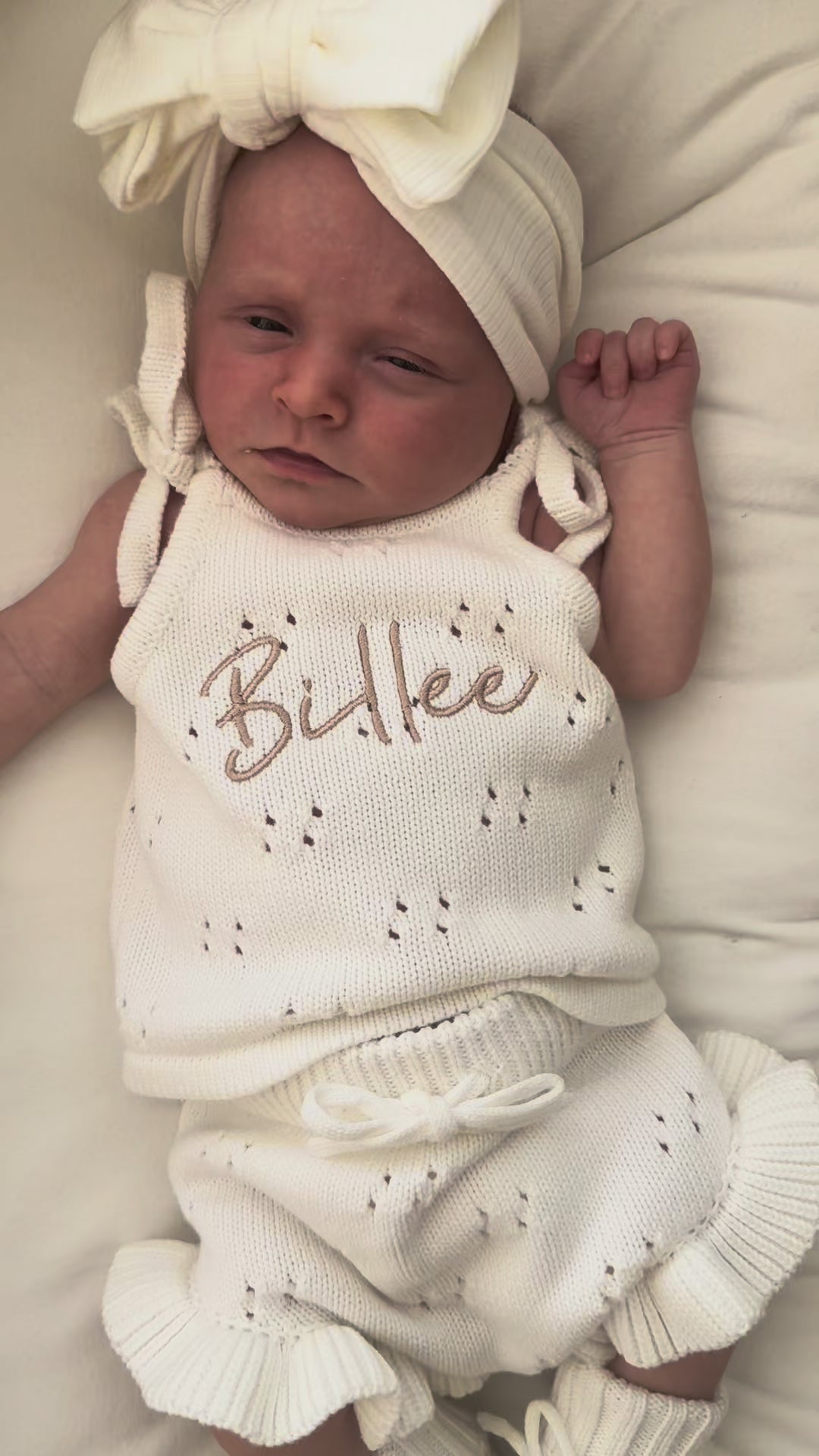 POINTELLE FRILL SET | MILK