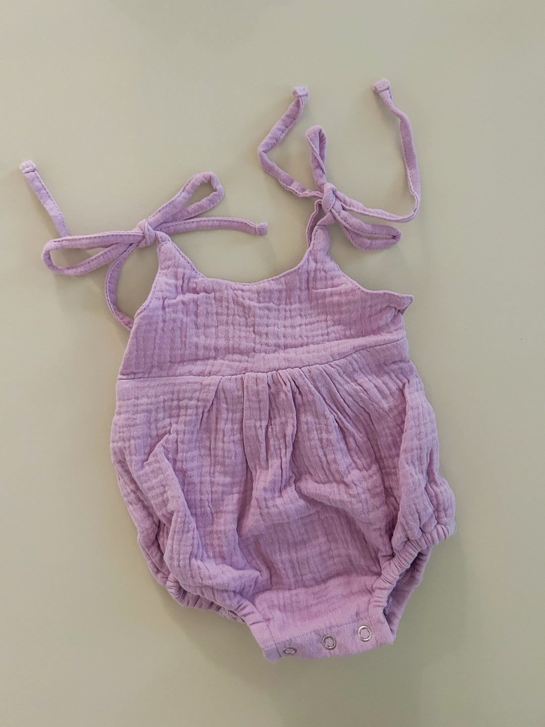 MUSLIN SUMMER ROMPER | VIOLET