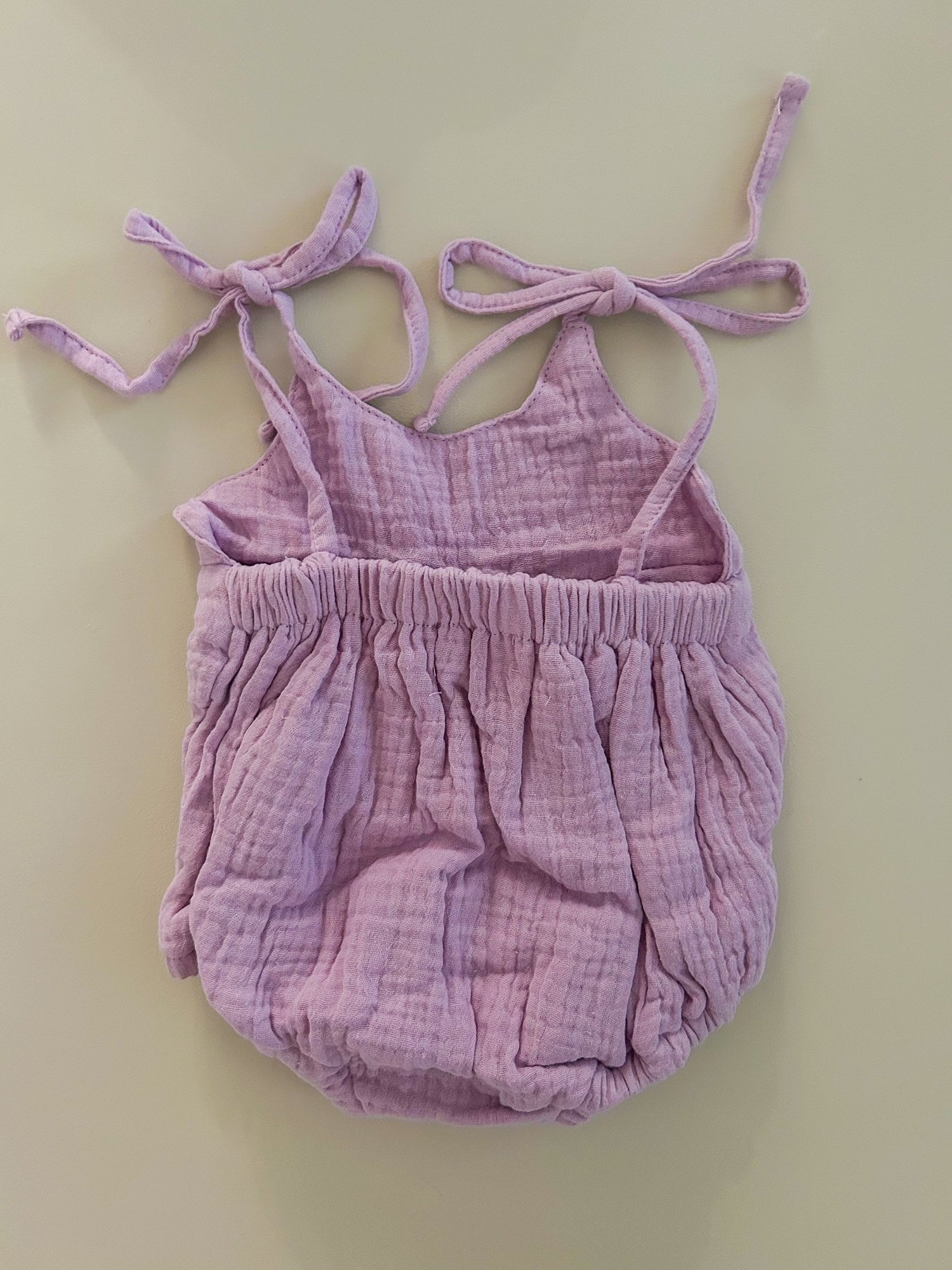 MUSLIN SUMMER ROMPER | VIOLET