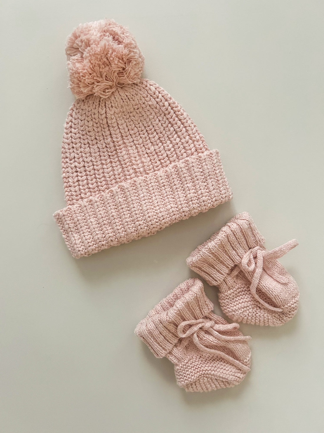 CHUNKY TEXTURED KNIT BEANIE | ROSE