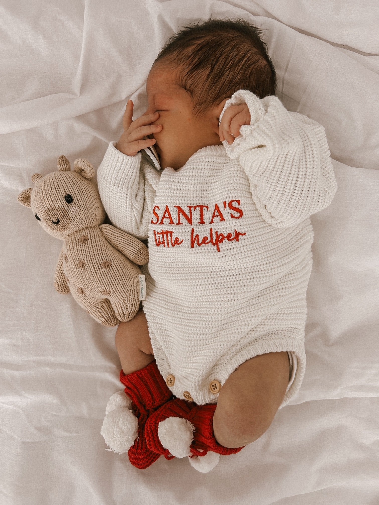 CLASSIC RIBBED ROMPER - MILK | PERSONALISED EMBROIDERY AVAILABLE