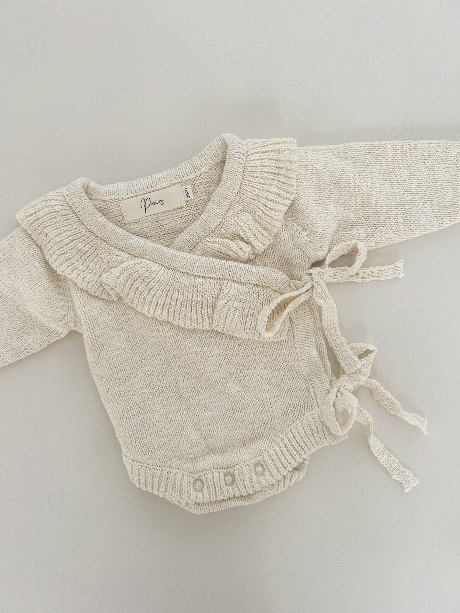 FRILL TEDDY BODYSUIT | OAT