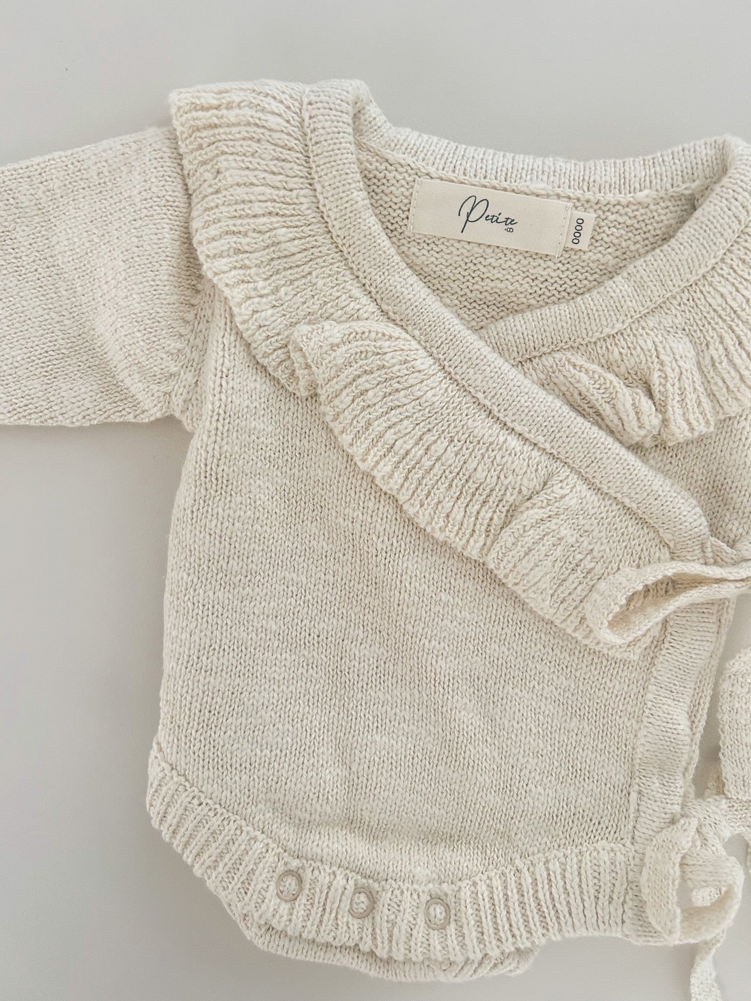 FRILL TEDDY BODYSUIT | OAT