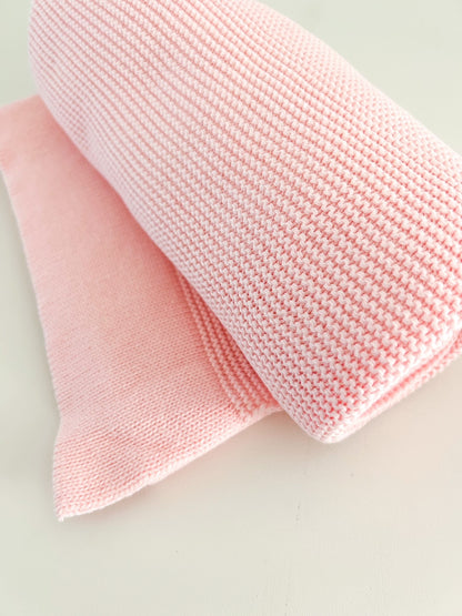 THICK BOARDER PERSONALISED BABY BLANKET | PINK