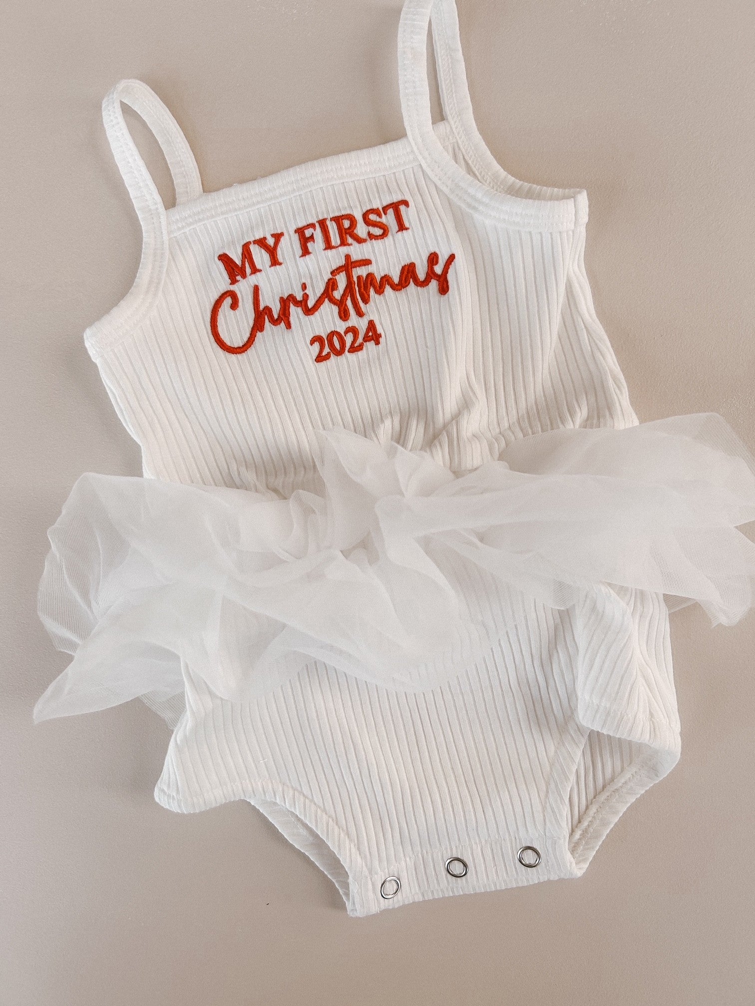 TUTU ROMPER MY FIRST Christmas 2024 Petite Co au