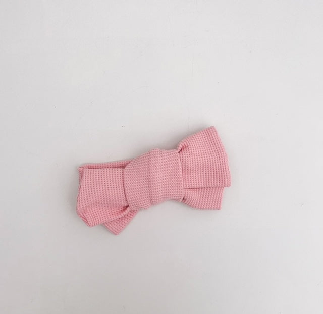 WAFFLE BOW - DUSTY ROSE