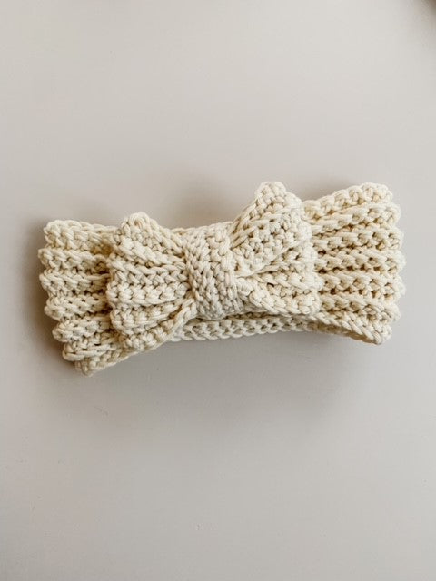 HANDMADE CROCHET BOW HEADBAND