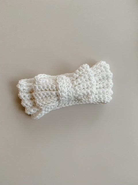 HANDMADE CROCHET BOW HEADBAND