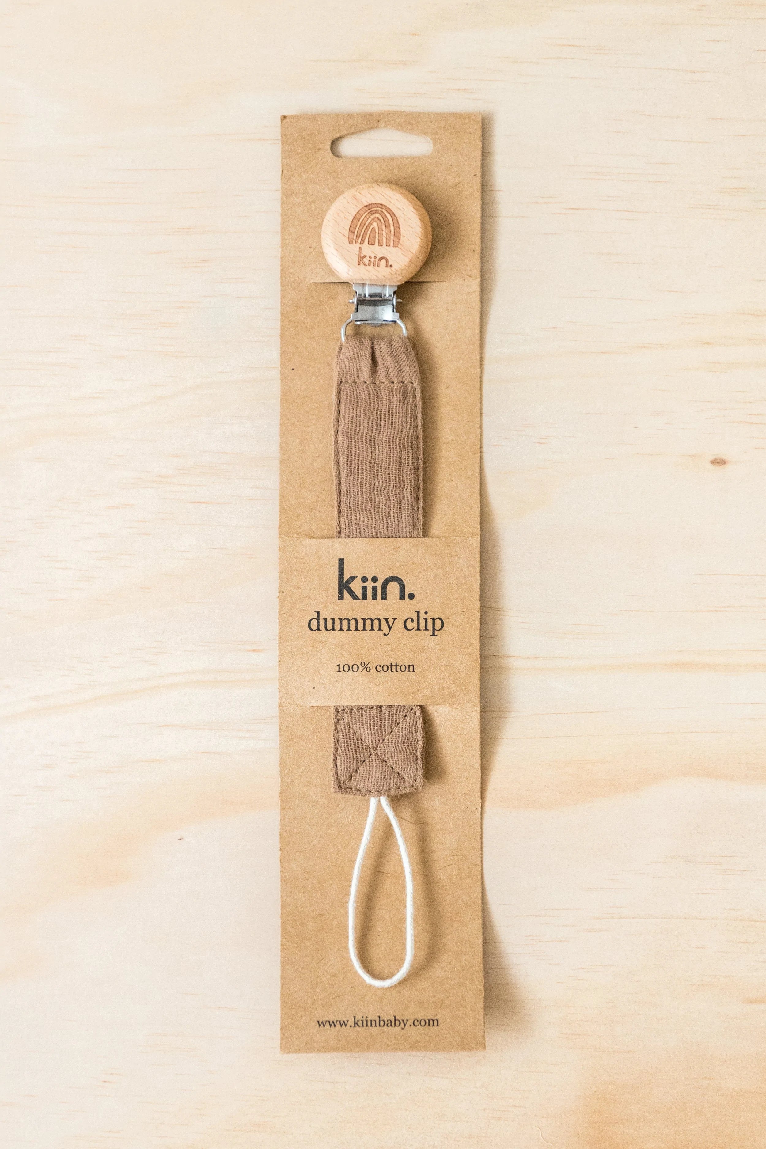 COTTON DUMMY CLIP - MOCHA