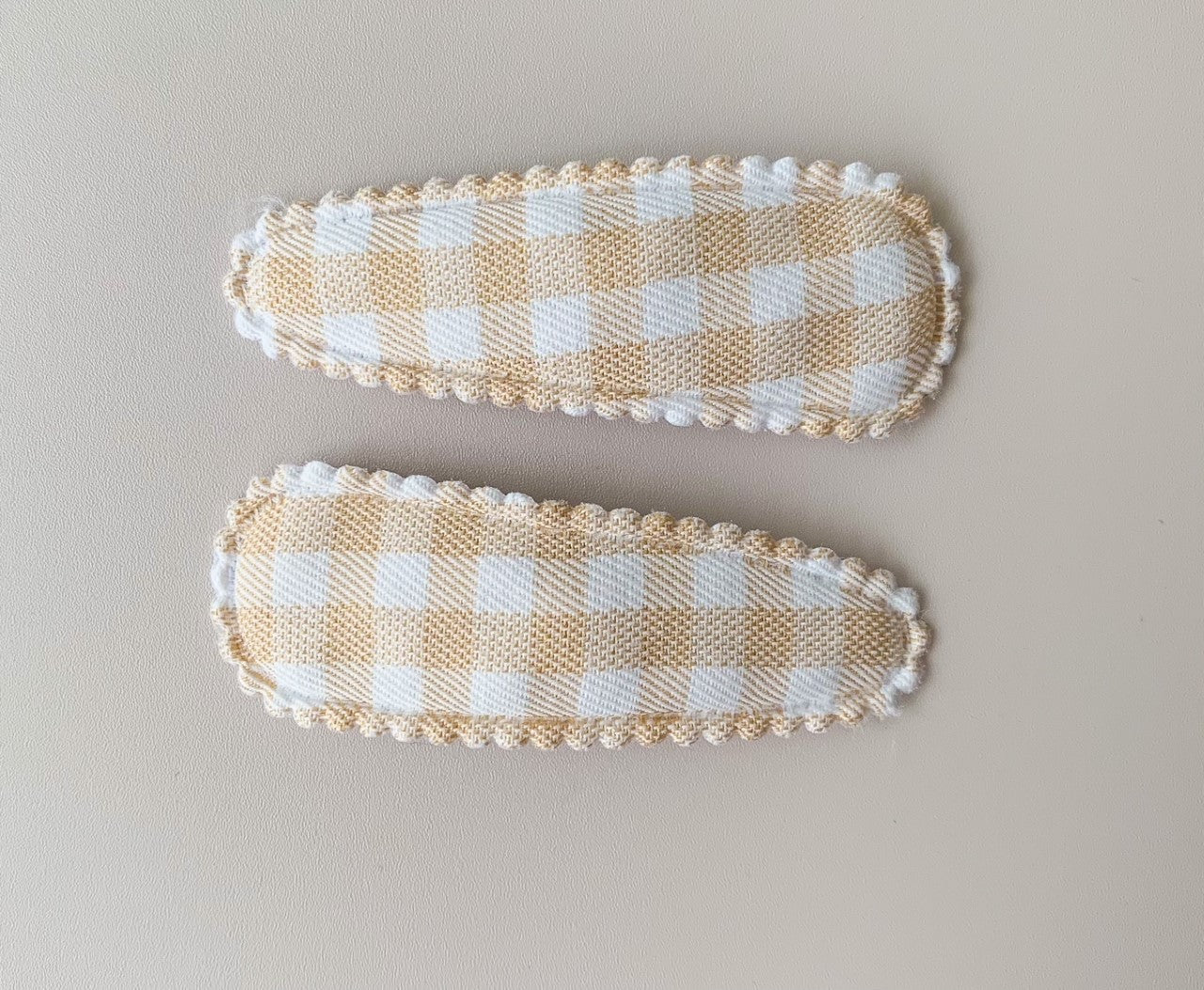 CLIPS - GINGHAM NATURAL