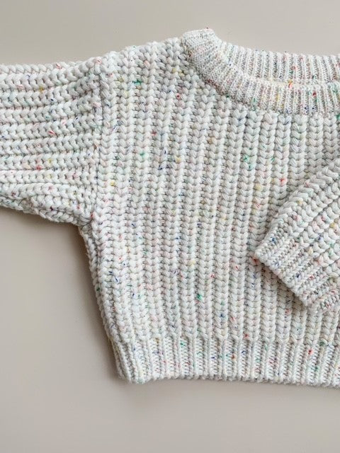 CHUNKY KNIT JUMPER – CONFETTI