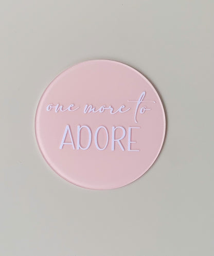 ONE MORE TO ADORE